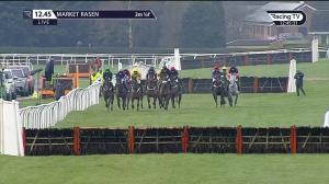 Video preview image for Market Rasen 12:45 - racingtv.com Novices' Hurdle (4)