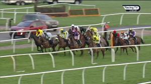 Video preview image for Market Rasen 14:50 - Follow @racingtv On Twitter Novices' Handicap Hurdle (5)