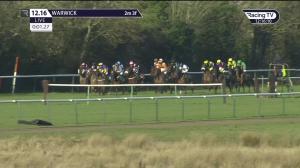 Video preview image for Warwick 12:16 - Jonjo Says Join Me At jonjooneillracingclub.co.uk Novices' Handicap Hurdle (5)