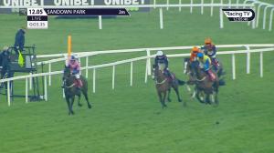 Video preview image for Sandown Park 12:05 - Unibet Extra Place Races Every Day Juvenile Hurdle (3)