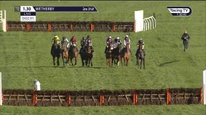 Video preview image for Wetherby 13:30 - Bet At racingtv.com Novices' Hurdle (4)