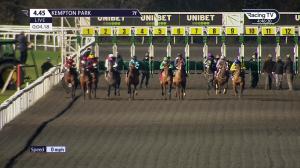 Video preview image for Kempton Park 16:45 - Unibet Casino Deposit £10 Get £40 Bonus Fillies' Novice Stakes (5) (Div 2)