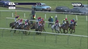 Video preview image for Ayr 15:35 - Join Racing TV Now Handicap Hurdle (5)