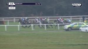 Video preview image for Newbury 15:35 - Mansionbet's Best Odds Guaranteed Handicap Chase (Qualifier) (3)