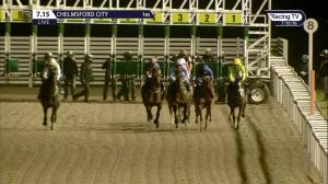 Video preview image for Chelmsford City 19:15 - tote.co.uk Now Never Beaten By SP Handicap (3)