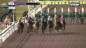 Video preview image for Kempton Park 17:15 - Wise Betting At racingtv.com Handicap (6) (Div 2)