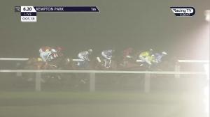 Video preview image for Kempton Park 18:20 - Unibet Casino Deposit £10 Get £40 Bonus Handicap (5) (Div 1)