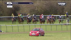 Video preview image for Warwick 14:00 - Racing TV Mares' 'National Hunt' Novices' Hurdle (3)