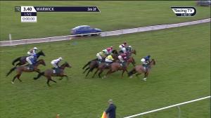 Video preview image for Warwick 15:40 - Visit racingtv.com Handicap Hurdle (3)
