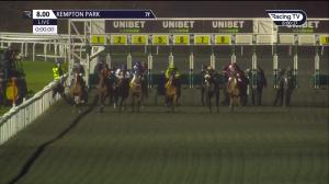 Video preview image for Kempton Park 20:00 - Unibet Casino Deposit £10 Get £40 Bonus Fillies' Handicap (5)