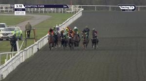 Video preview image for Kempton Park 15:10 - Play Golden Shot At Vbet Mares' "Jumpers' Bumper" National Hunt Flat (4)