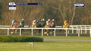 Video preview image for Kempton Park 15:40 - Download The Vbet App "Jumpers' Bumper" National Hunt Flat (4)