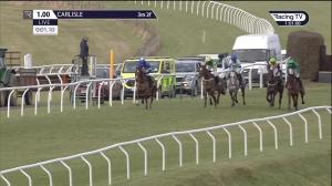 Video preview image for Carlisle 13:00 - Introducing Racing TV Novices' Limited Handicap Chase (3)