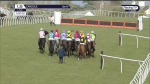 Video preview image for Carlisle 13:35 - Watch Irish Racing On Racing TV Novices' Hurdle (4) (Div 1)