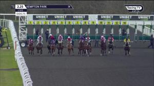 Video preview image for Kempton Park 14:25 - Try Our New Super Boosts At Unibet Handicap (6)