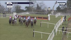 Video preview image for Carlisle 15:05 - Racing Post Gonorth Weekend 20-22 March Handicap Hurdle (Qualifier) (5)