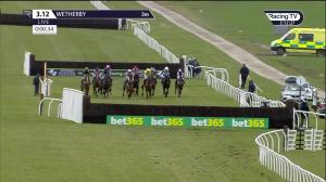 Video preview image for Wetherby 15:12 - Racing TV HD On Sky 426 Handicap Chase (Qualifier) (4)