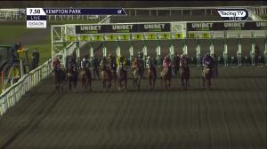 Video preview image for Kempton Park 19:50 - Happy 3rd Birthday Alexandra Ford Classified Stakes (6) (Div 1)