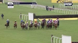 Video preview image for Newbury 15:35 - Betfair Hurdle (Handicap) (Grade 3) (1)