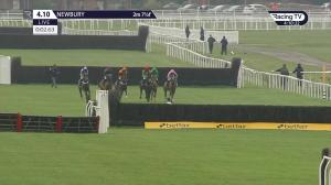 Video preview image for Newbury 16:10 - 'My Oddsboost' On Betfair Novices' Limited Handicap Chase (3)