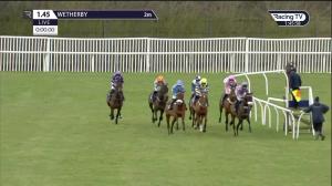 Video preview image for Wetherby 13:45 - Boscasports The Retail Bookmakers Choice Novices' Hurdle (4)