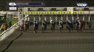 Video preview image for Kempton Park 19:45 - Try Our New Super Boosts At Unibet Handicap (5) (Div 1)