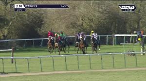 Video preview image for Warwick 14:10 - British Stallion Studs EBF 'National Hunt' Novices' Hurdle (Qualifier) (4)