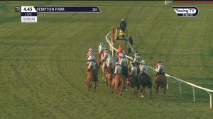 Video preview image for Kempton Park 16:45 - Close Brothers Premium Finance Standard Open National Hunt Flat (5)