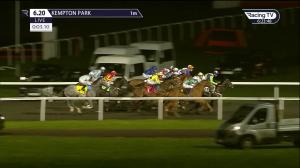 Video preview image for Kempton Park 18:20 - Unibet Casino Deposit £10 Get £40 Bonus Novice Stakes (5)