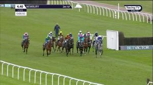 Video preview image for Newbury 16:40 - Highclere Thoroughbred Racing Mares' Standard Open National Hunt Flat (5)