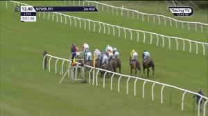 Video preview image for Newbury 12:40 - BetVictor Seniors' Handicap Hurdle (3)