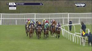 Video preview image for Wetherby 14:10 - Download The Tote App Maiden Hurdle (4)