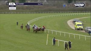 Video preview image for Wetherby 14:45 - Boscasports Racings Digital Display Novices' Handicap Chase (5)