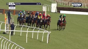 Video preview image for Exeter 12:30 - Watch Racing TV In Stunning HD Novices' Hurdle (4)
