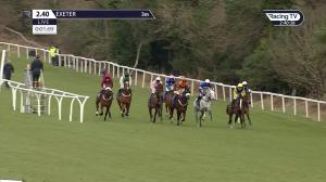 Video preview image for Exeter 14:40 - Join Racing TV Now Novices' Limited Handicap Chase (3)
