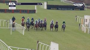 Video preview image for Exeter 15:40 - Follow @racingtv On Twitter Now Novices' Handicap Hurdle (5)