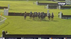 Video preview image for Sandown Park 16:15 - Paddy Power '4 Sleeps To Cheltenham' Handicap Hurdle (3)