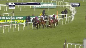 Video preview image for Sandown Park 13:15 - Paddy's Giving Away £1 Million Today Juvenile Handicap Hurdle (3)