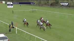 Video preview image for Warwick 14:37 - Mansionbet 2 Days Until Cheltmas EBF Mares' Novices' Chase (Qualifier) (3)