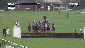 Video preview image for Warwick 16:50 - Pony Racing Authority Graduates Conditional Jockeys' Handicap Hurdle (5)