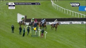 Video preview image for Cheltenham 13:55 - Brown Advisory Novices' Chase (Broadway) (Grade 1) (1)
