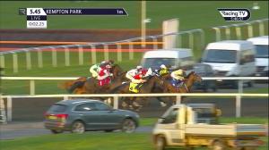 Video preview image for Kempton Park 17:45 - Unibet Casino Deposit £10 Get £40 Bonus Median Auction Maiden Stakes (5) (Div 1)