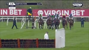 Video preview image for Kempton Park 15:50 - Virgin Bet Free Bets For Winners Novices' Hurdle (4)
