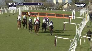Video preview image for Carlisle 16:00 - Join RacingTV Now Handicap Hurdle (5)