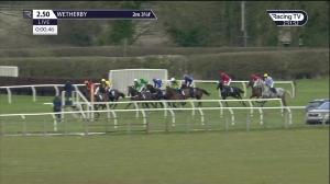 Video preview image for Wetherby 14:50 - Watch Racing TV In Stunning HD Novices' Hurdle (4)