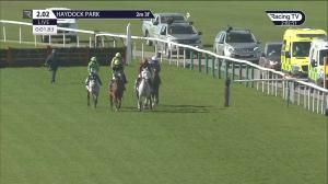 Video preview image for Haydock Park 14:02 - Every Race Live On Racing TV Handicap Hurdle (3)