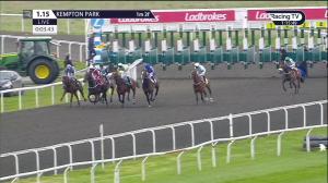 Video preview image for Kempton Park 13:15 - Watch Racing Free Online At Ladbrokes EBF Novice Stakes (5)