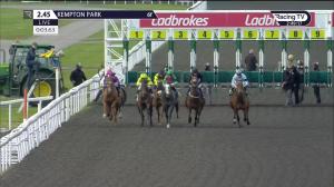 Video preview image for Kempton Park 14:45 - Ladbrokes Where The Nation Plays Handicap (2)