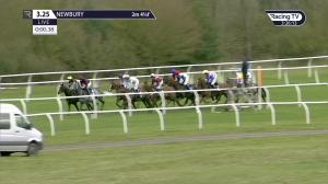 Video preview image for Newbury 15:25 - EBF BetVictor "National Hunt" Novices' Mares' Hurdle (Limited Handicap) (Series Final) (Grade 2) (1)