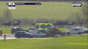 Video preview image for Wincanton 16:00 - Visit racingtv.com Amateur Jockeys' Handicap Hurdle (4)